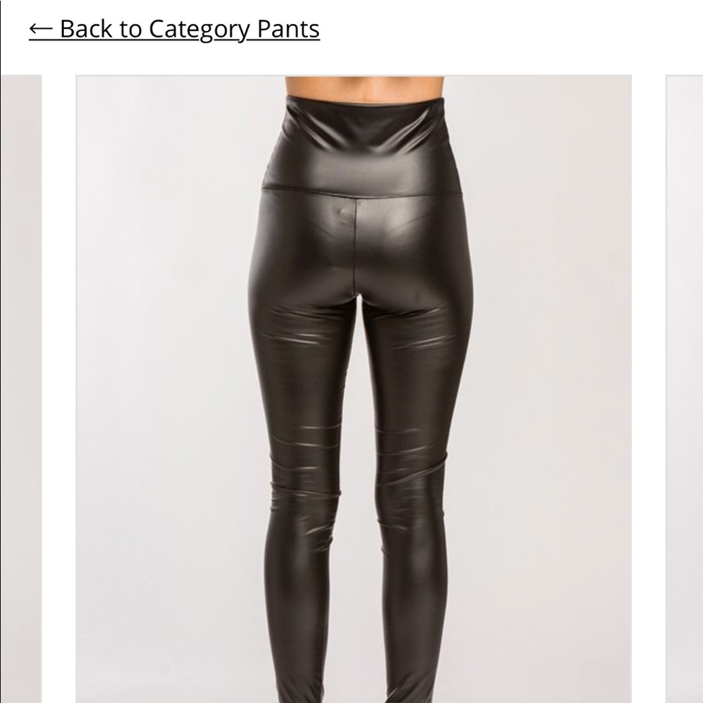 Just Restocked Faux Leather Legging - Picture 4 of 6